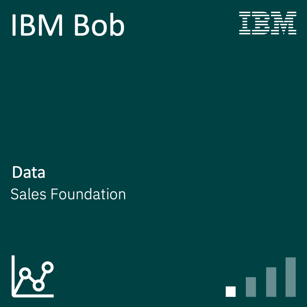 Badge IBM Bob - Data Sales Foundation d'itiss